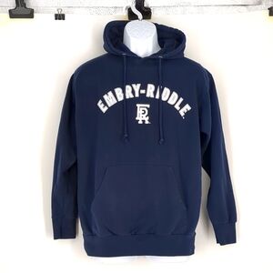 Embry-Riddle Aeronautical University Hoodie Sweatshirt Size Medium